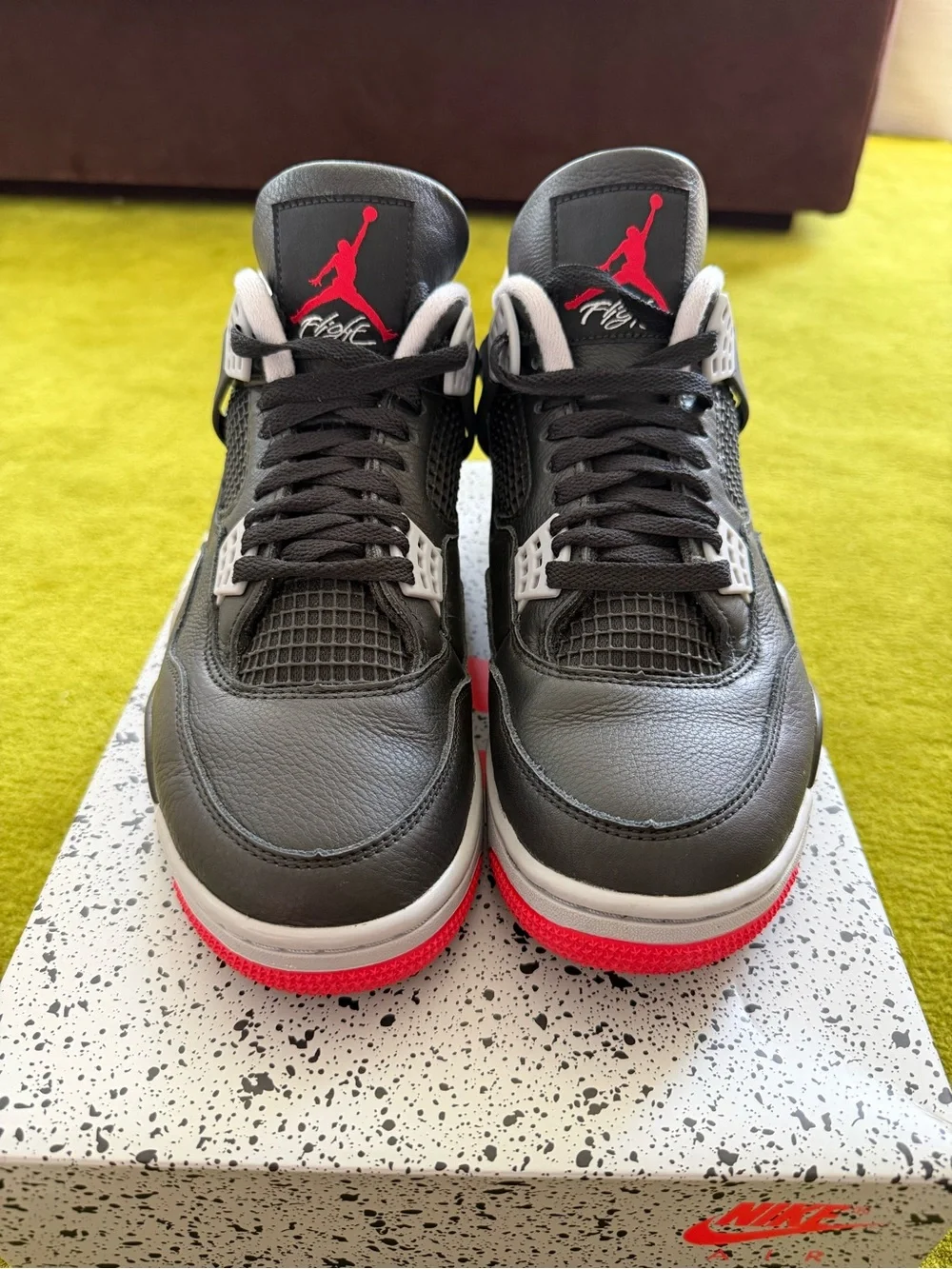 Jordan 4 Retro Men’s Sneakers - Black Bred Reimagined